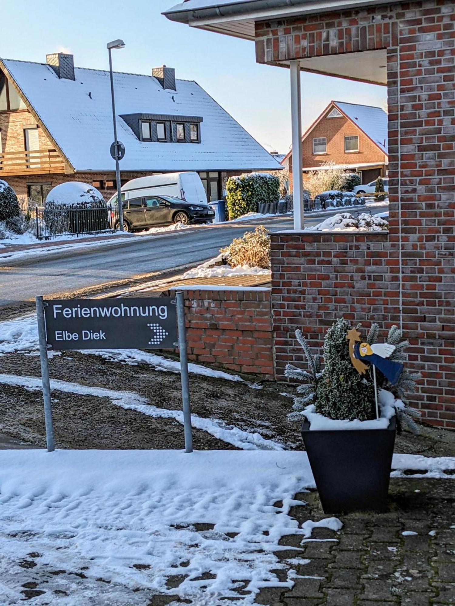 Ferienwohnung Elbe Diek Stelle Exteriör bild